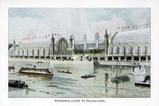 Fountains at the Palace of Electricity, Champ De Mars, Paris World Exposition 1889-Ewald Thiel-Framed Giclee Print