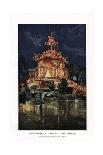 Fountains at the Palace of Electricity, Champ De Mars, Paris World Exposition 1889-Ewald Thiel-Giclee Print