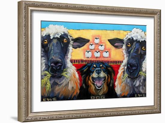 Ewe Dog Ewe-Connie R. Townsend-Framed Art Print