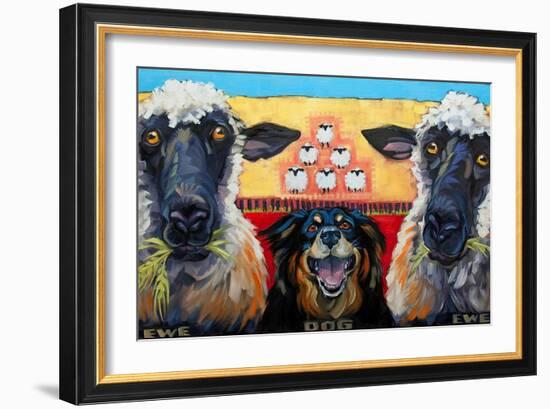 Ewe Dog Ewe-Connie R. Townsend-Framed Art Print