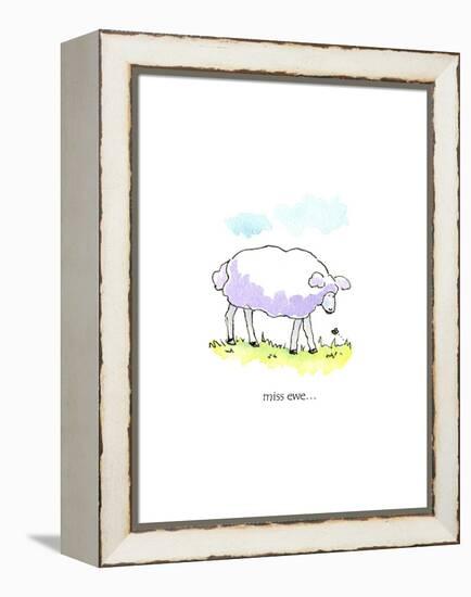 Ewe Miss-Jennifer Zsolt-Framed Premier Image Canvas