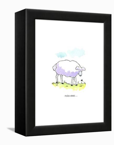 Ewe Miss-Jennifer Zsolt-Framed Premier Image Canvas