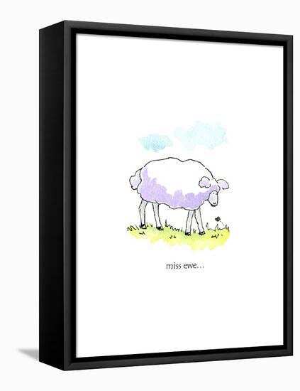 Ewe Miss-Jennifer Zsolt-Framed Premier Image Canvas