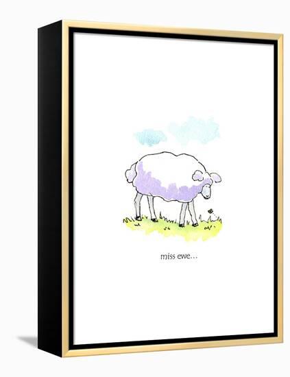 Ewe Miss-Jennifer Zsolt-Framed Premier Image Canvas