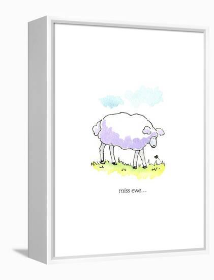 Ewe Miss-Jennifer Zsolt-Framed Premier Image Canvas