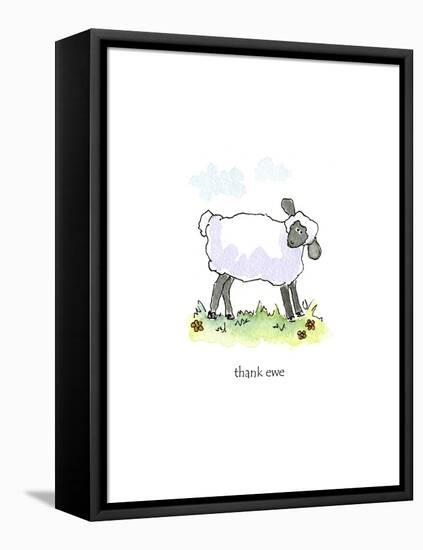 Ewe Thank-Jennifer Zsolt-Framed Premier Image Canvas