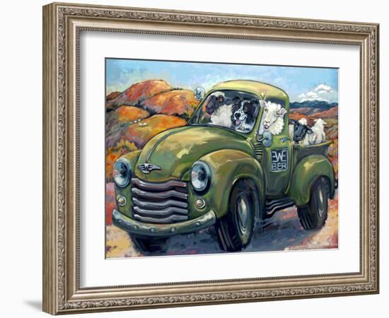 EweBer-CR Townsend-Framed Art Print