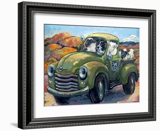 EweBer-CR Townsend-Framed Art Print