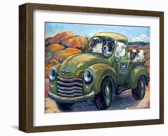 EweBer-CR Townsend-Framed Art Print