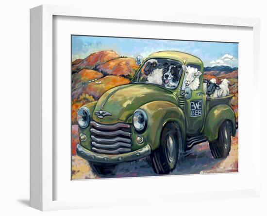 EweBer-CR Townsend-Framed Art Print