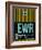 EWR Newark Luggage Tag II-NaxArt-Framed Art Print