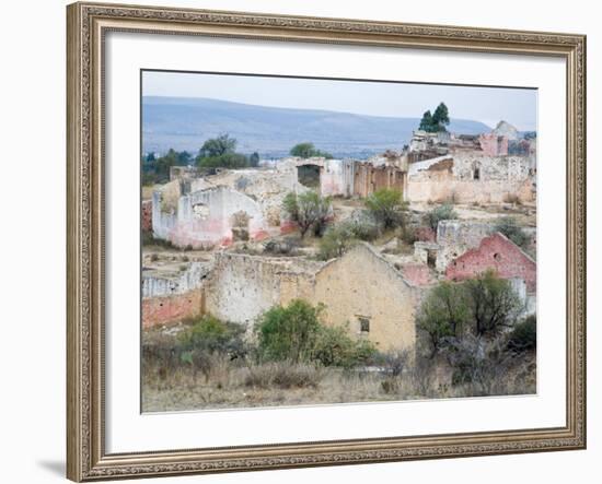 Ex-Hacienda Angustias from the Mining Era, near Mineral de Pozos, Guanajuato, Mexico-Julie Eggers-Framed Photographic Print