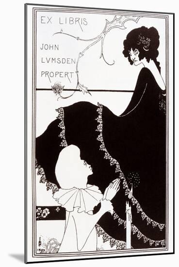 Ex-Libris by John Lumsden Propert, 1894-Aubrey Beardsley-Mounted Giclee Print