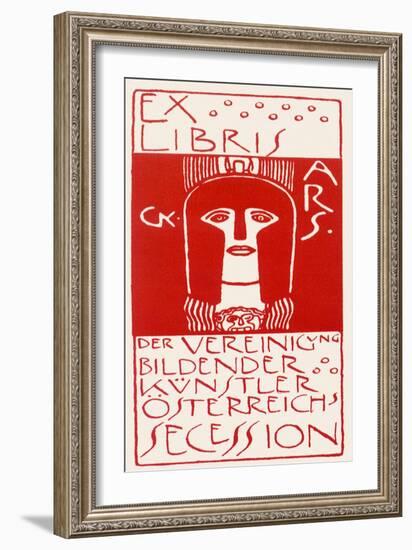 Ex Libris, Secession. Cover of Ver Sacrum, c.1902-Gustav Klimt-Framed Giclee Print