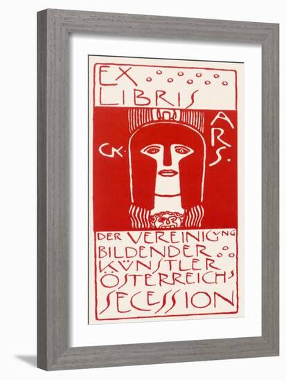 Ex Libris, Secession. Cover of Ver Sacrum, c.1902-Gustav Klimt-Framed Giclee Print