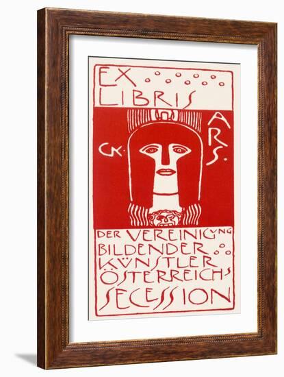 Ex Libris, Secession. Cover of Ver Sacrum, c.1902-Gustav Klimt-Framed Giclee Print