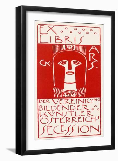 Ex Libris, Secession. Cover of Ver Sacrum, c.1902-Gustav Klimt-Framed Giclee Print