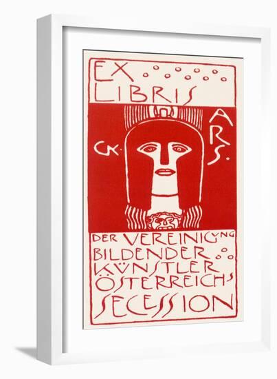 Ex Libris, Secession. Cover of Ver Sacrum, c.1902-Gustav Klimt-Framed Giclee Print