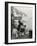 Ex-Prime Minister Winston Churchill Painting on the French Riviera Near Monte Carlo-null-Framed Photo