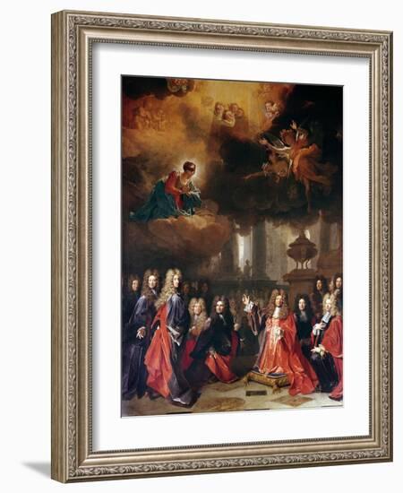 Ex-Voto, 1696-Nicolas de Largilliere-Framed Giclee Print