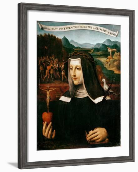 Ex Voto Dedicated to St. Catherine of Siena-Bernardino Luini-Framed Giclee Print