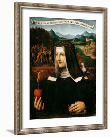 Ex Voto Dedicated to St. Catherine of Siena-Bernardino Luini-Framed Giclee Print