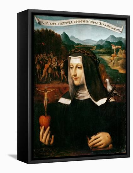 Ex Voto Dedicated to St. Catherine of Siena-Bernardino Luini-Framed Premier Image Canvas