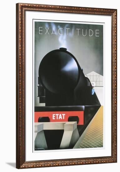 Exactitude-Pierre-Felix Fix-Masseau-Framed Collectable Print