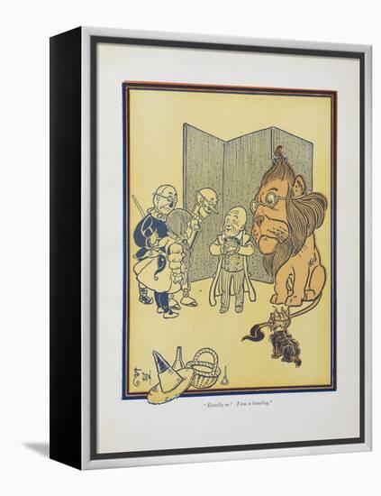 "Exactly So ? I Am a Humbug."-William Denslow-Framed Premier Image Canvas