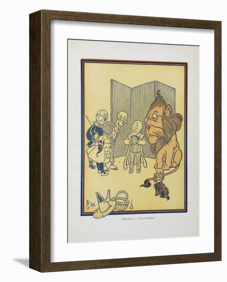 "Exactly So ? I Am a Humbug."-William Denslow-Framed Giclee Print