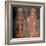 Exaltation of the Cross. Saints Constantine the Great and Helena, Ca 1350-null-Framed Giclee Print