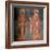 Exaltation of the Cross. Saints Constantine the Great and Helena, Ca 1350-null-Framed Giclee Print