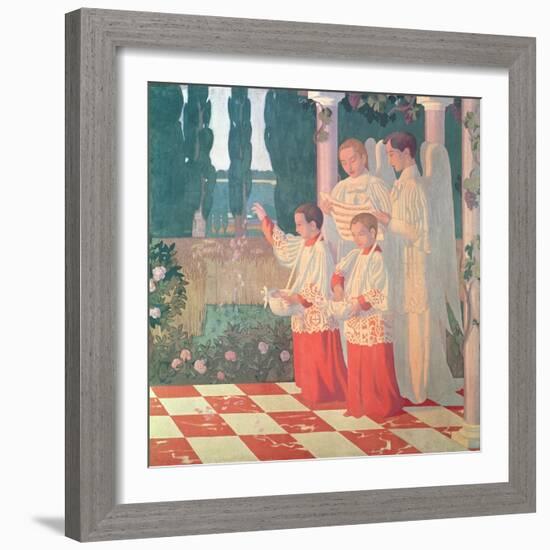 Exaltation of the Holy Cross and the Glorification of the Mass, 1899-Maurice Denis-Framed Giclee Print