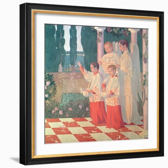 Exaltation of the Holy Cross and the Glorification of the Mass, 1899-Maurice Denis-Framed Giclee Print