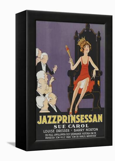 Exalted Flapper "Jazzprinsessan"-null-Framed Stretched Canvas