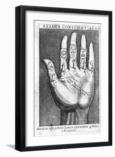 Examen Conscientiae, Illustration from 'Exercitia Spiritualia' by St. Ignatius De Loyola-Italian-Framed Giclee Print