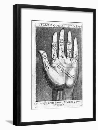 Examen Conscientiae, Illustration from 'Exercitia Spiritualia' by St. Ignatius De Loyola-Italian-Framed Giclee Print