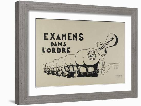 Examens dans l'ordre-null-Framed Giclee Print