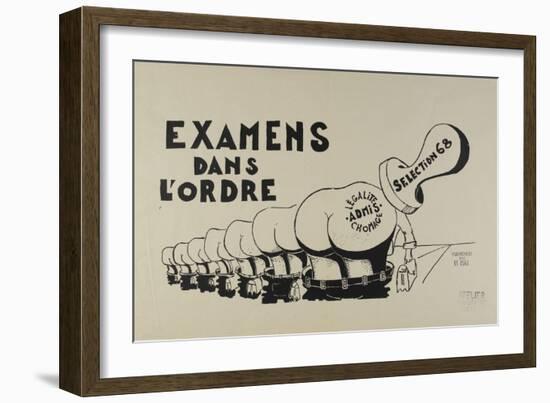 Examens dans l'ordre-null-Framed Giclee Print