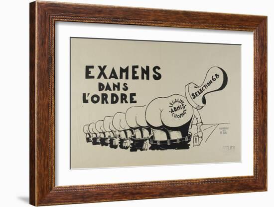 Examens dans l'ordre-null-Framed Giclee Print