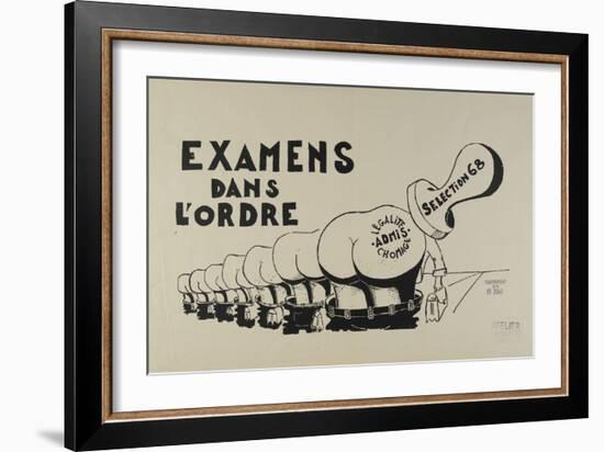 Examens dans l'ordre-null-Framed Giclee Print