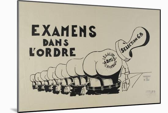 Examens dans l'ordre-null-Mounted Giclee Print