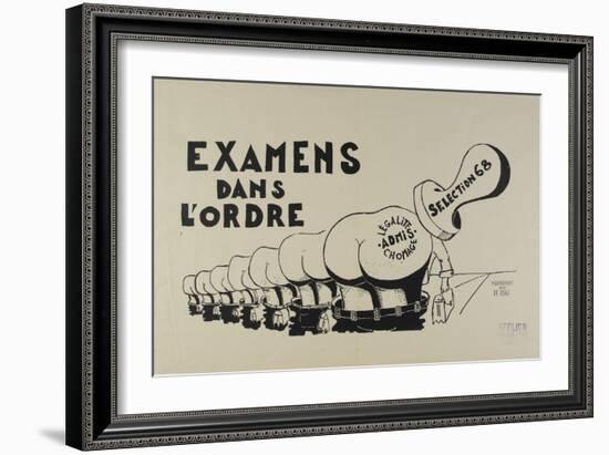 Examens dans l'ordre-null-Framed Giclee Print