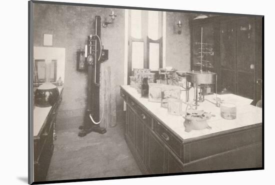 'Examination Laboratory of the Medico-Legal Service', 1914-Unknown-Mounted Photographic Print