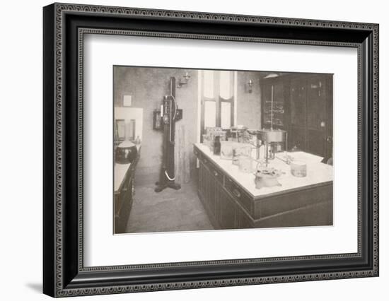 'Examination Laboratory of the Medico-Legal Service', 1914-Unknown-Framed Photographic Print