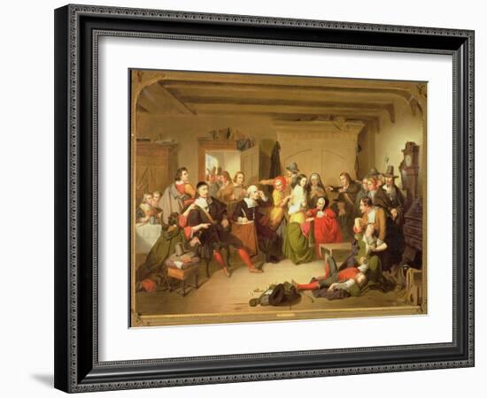 Examination of a Witch, 1853-Tompkins Harrison Matteson-Framed Giclee Print