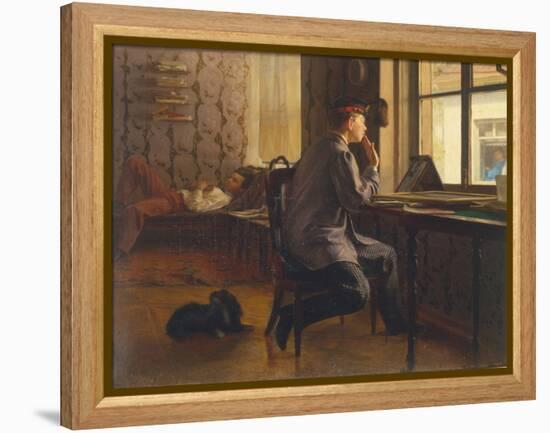 Examination Preparation, 1864-Ilya Yefimovich Repin-Framed Premier Image Canvas