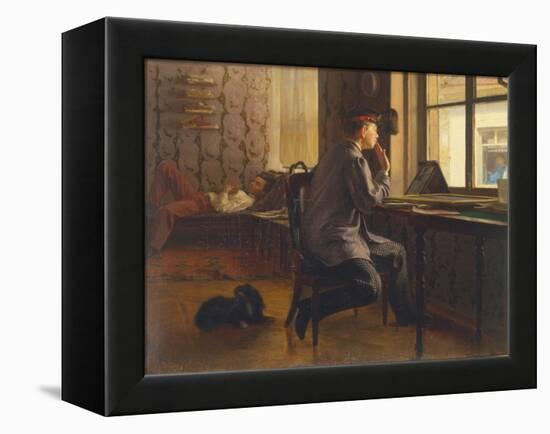 Examination Preparation, 1864-Ilya Yefimovich Repin-Framed Premier Image Canvas