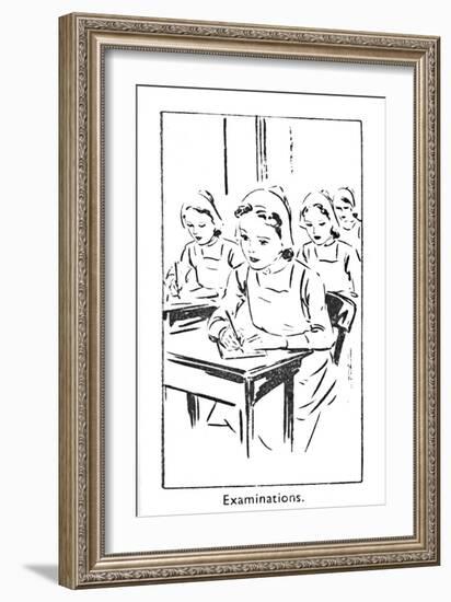 'Examinations', 1940-Unknown-Framed Giclee Print
