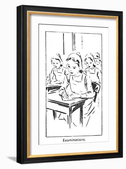 'Examinations', 1940-Unknown-Framed Giclee Print